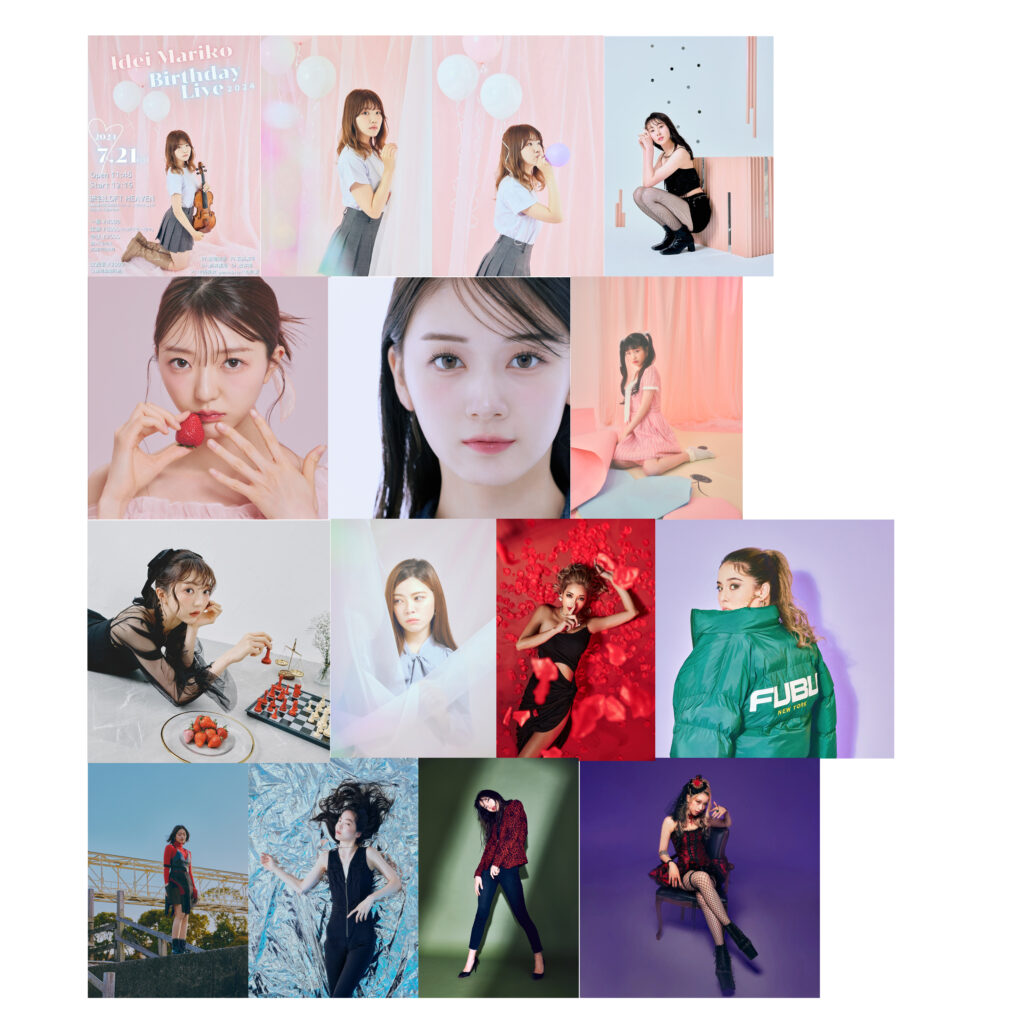 アーティスト写真 かわいい アイドル 撮影事例