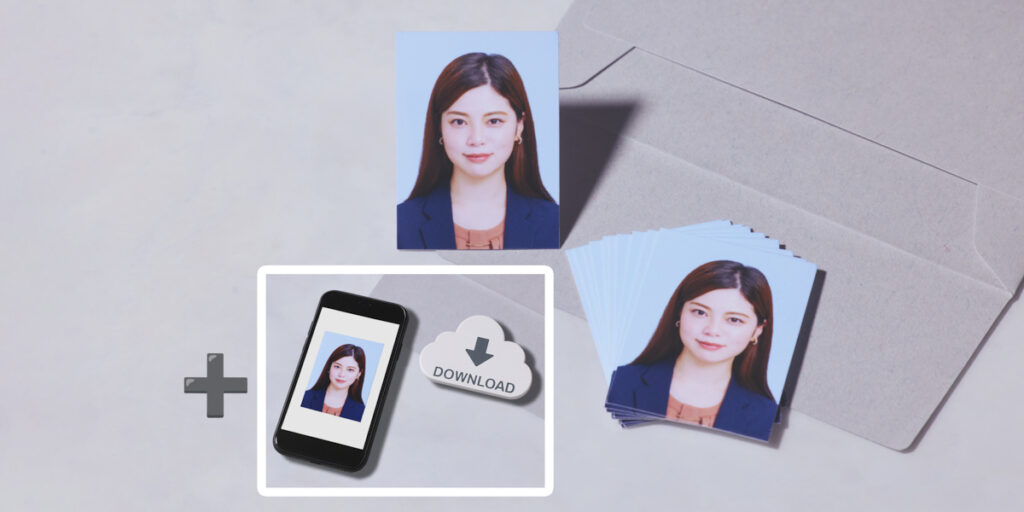 証明写真 就活生向け 10枚セット