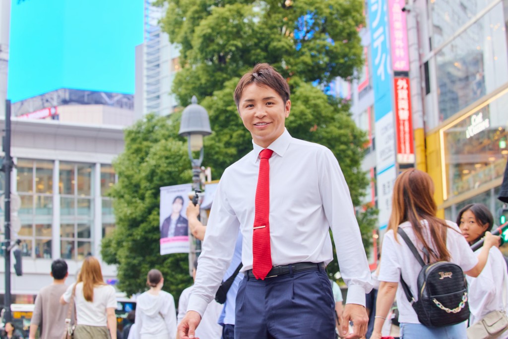 選挙　宣材写真　久保優太　政治家